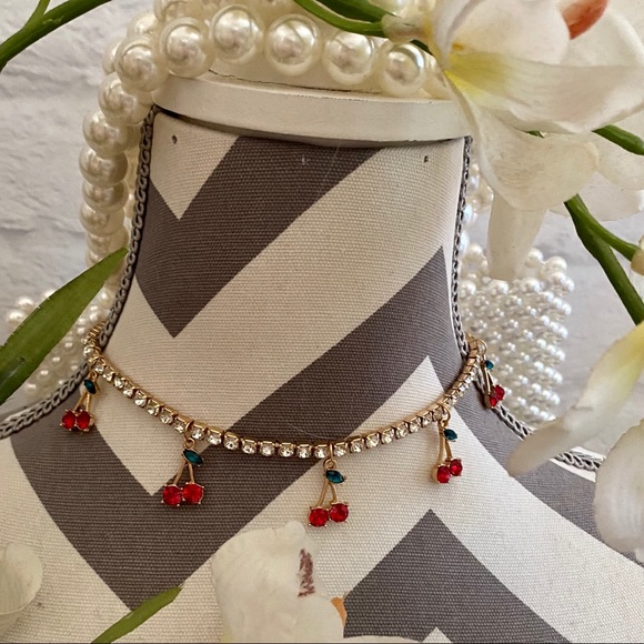 NEW Cherry💎 Necklace - Picture 4 of 10